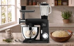 Robot Pétrin 3en1 8L 1800W AMB-1571BML Hachoir & Blender