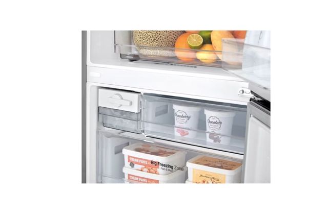 Réfrigérateur LG Combiné 451L Argent Platine