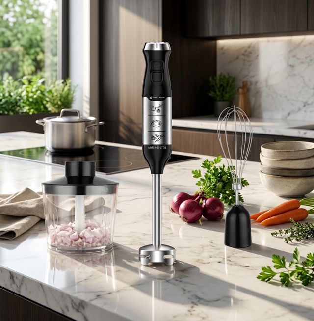 Bras Mixeur Plongeant AMB-HB 5033 Inox Puissant