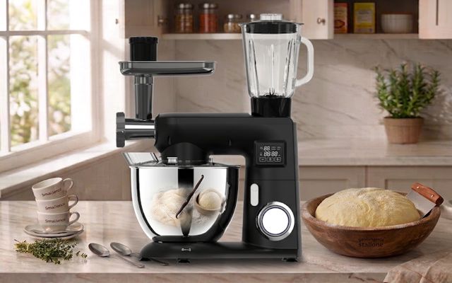 Robot Pétrin 3en1 8L 1800W AMB-1571BML Hachoir & Blender